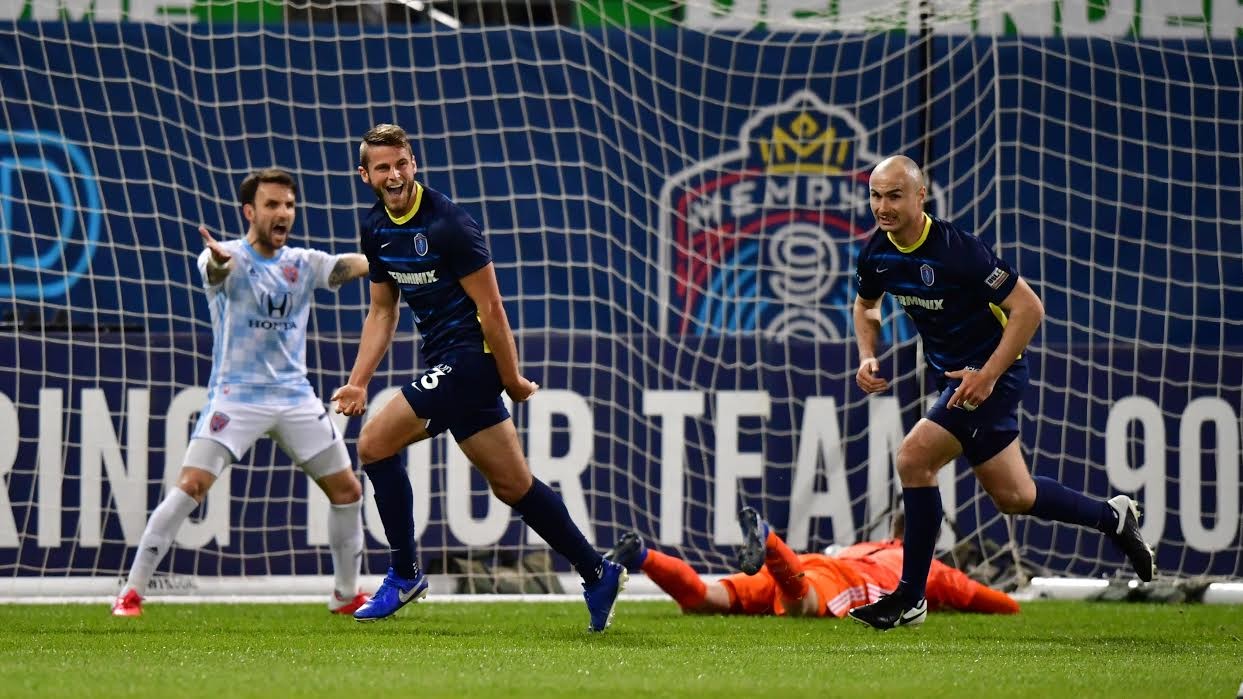 Memphis Flyer | 901 FC Falls Short in Tim Howard’s Memphis Debut